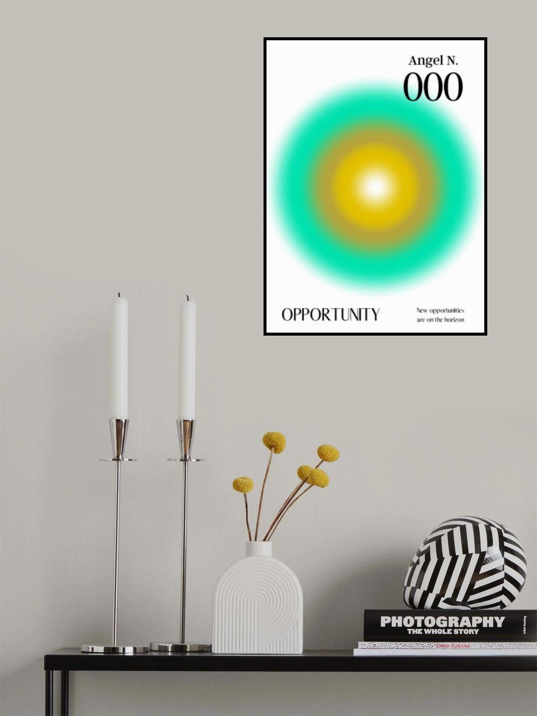 Angel Number 000 Poster och Canvastavla