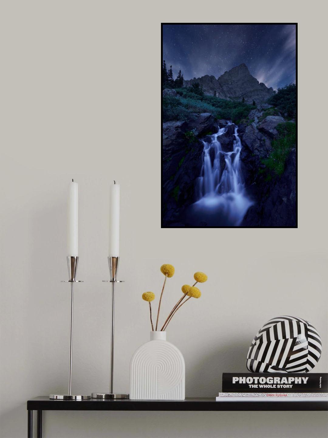 Starring Night at Wilderness Poster och Canvastavla