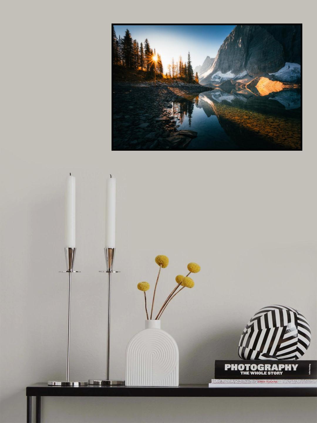 Morning Reflection Poster och Canvastavla