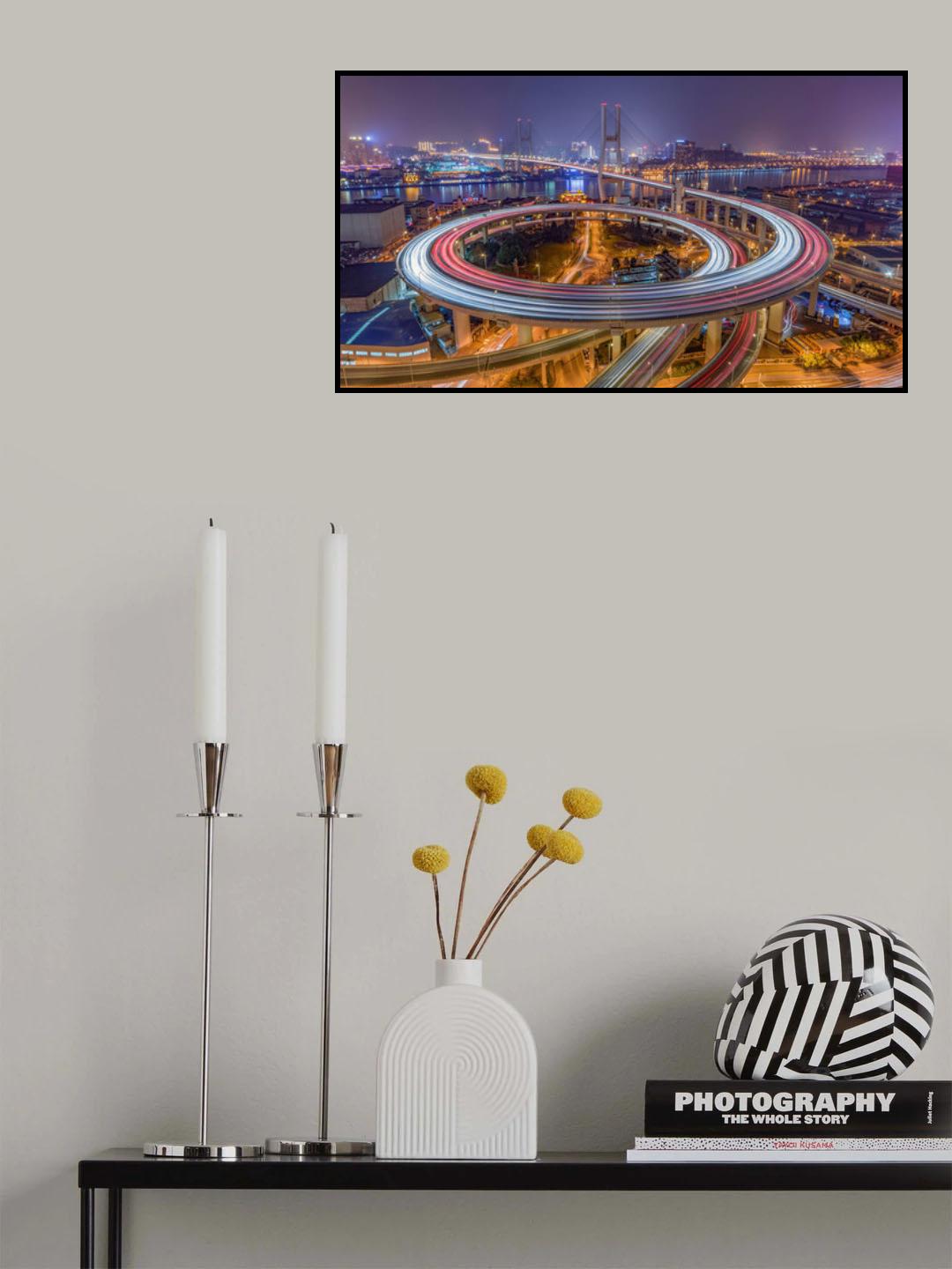 The Nanpu Bridge Poster och Canvastavla