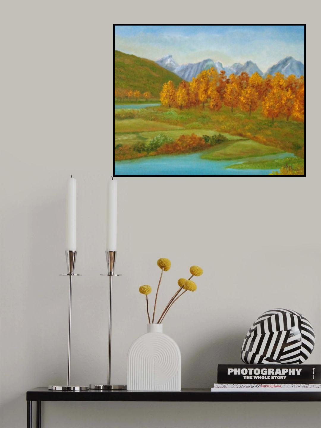 Autumnal Colors Poster och Canvastavla