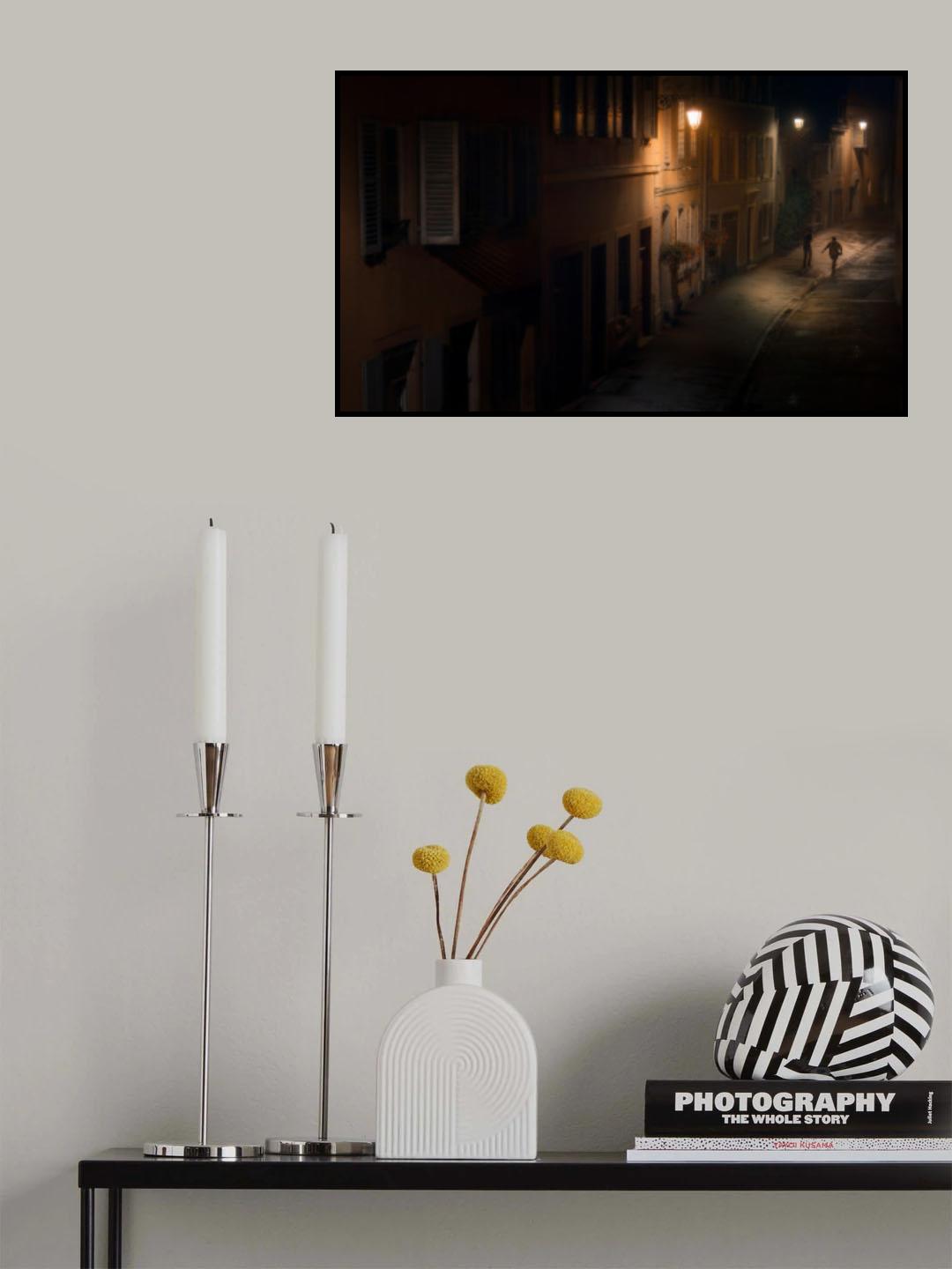 Jugando bajo la lluvia Poster och Canvastavla