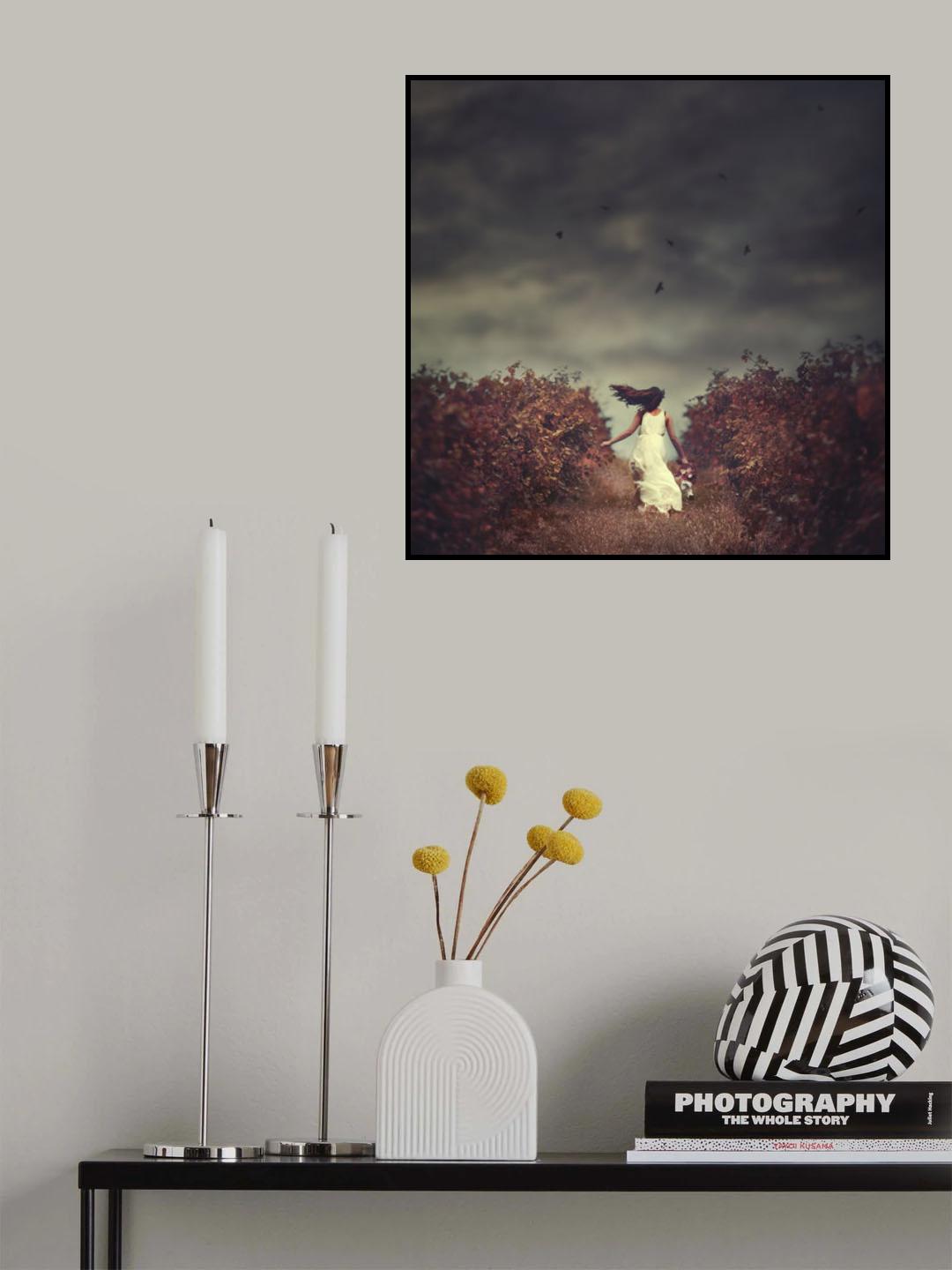 My Escape: A Girl's Escape Into Her Dark Dreamworld Poster och Canvastavla