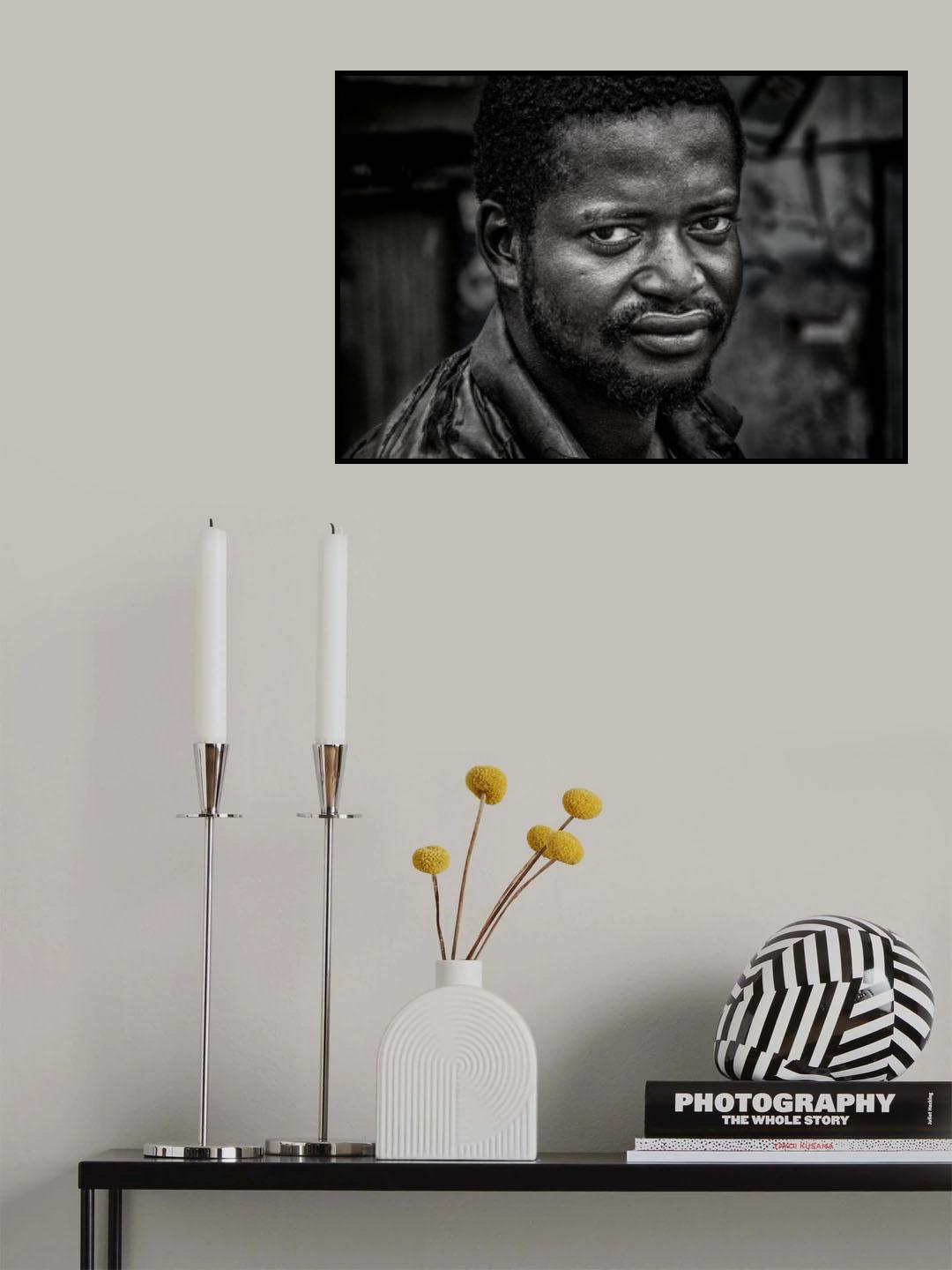 Ethiopian man. Poster och Canvastavla