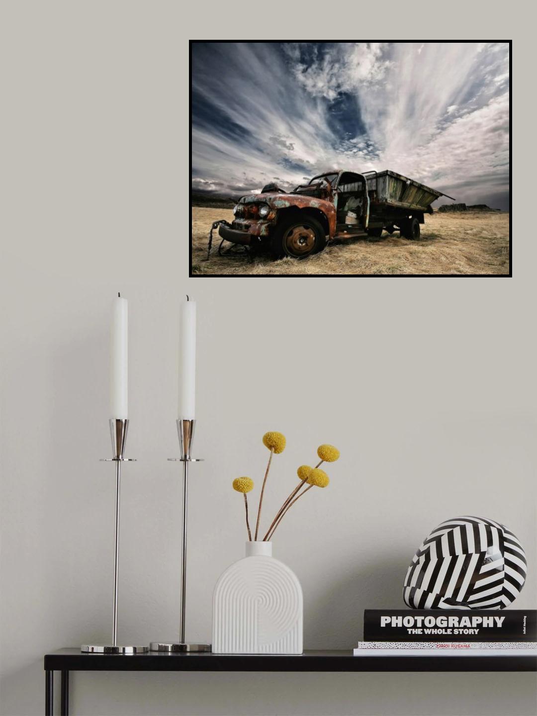 Rusty Truck Poster och Canvastavla