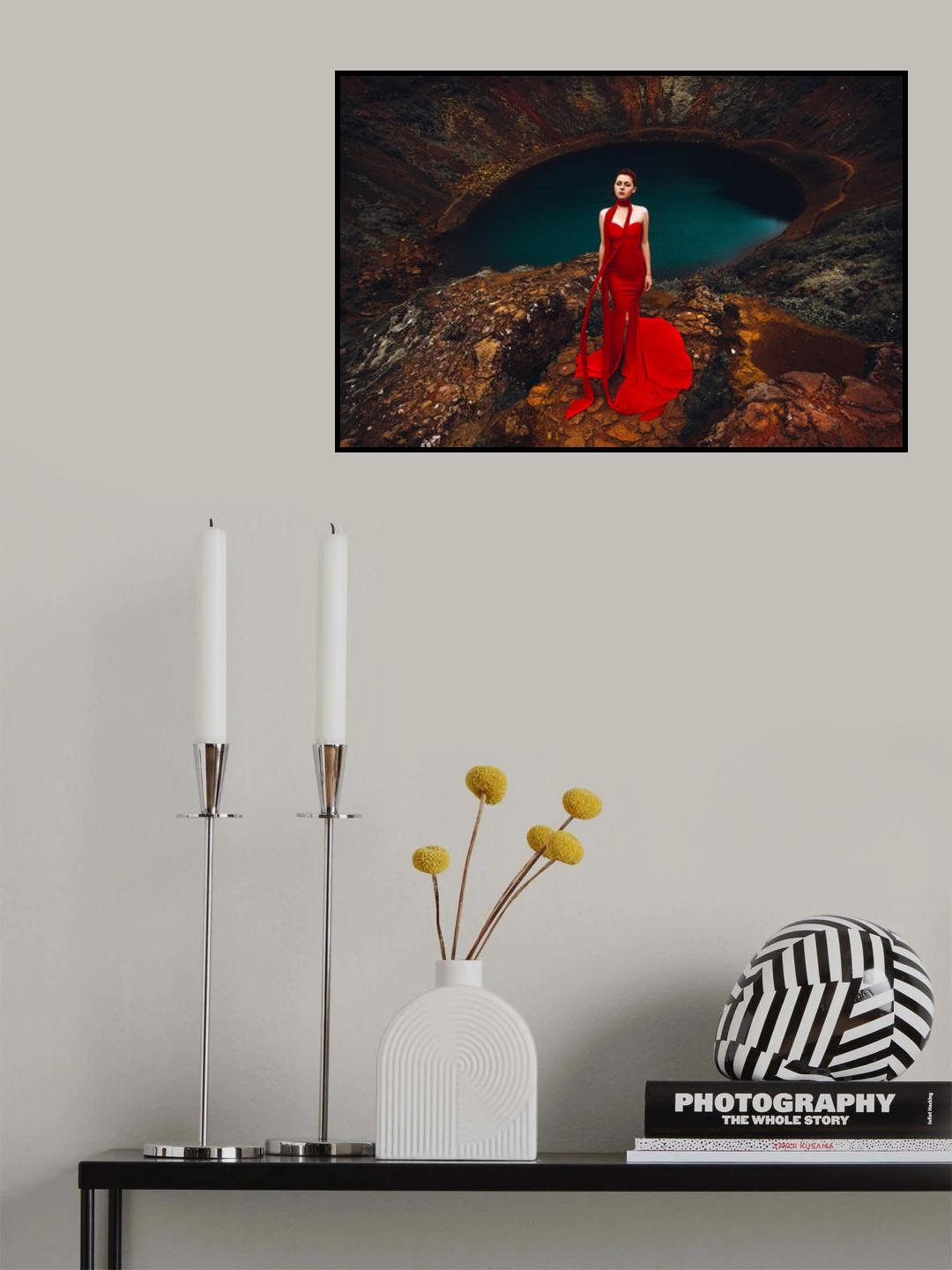 The Soul of the Sleeping Volcano Poster och Canvastavla