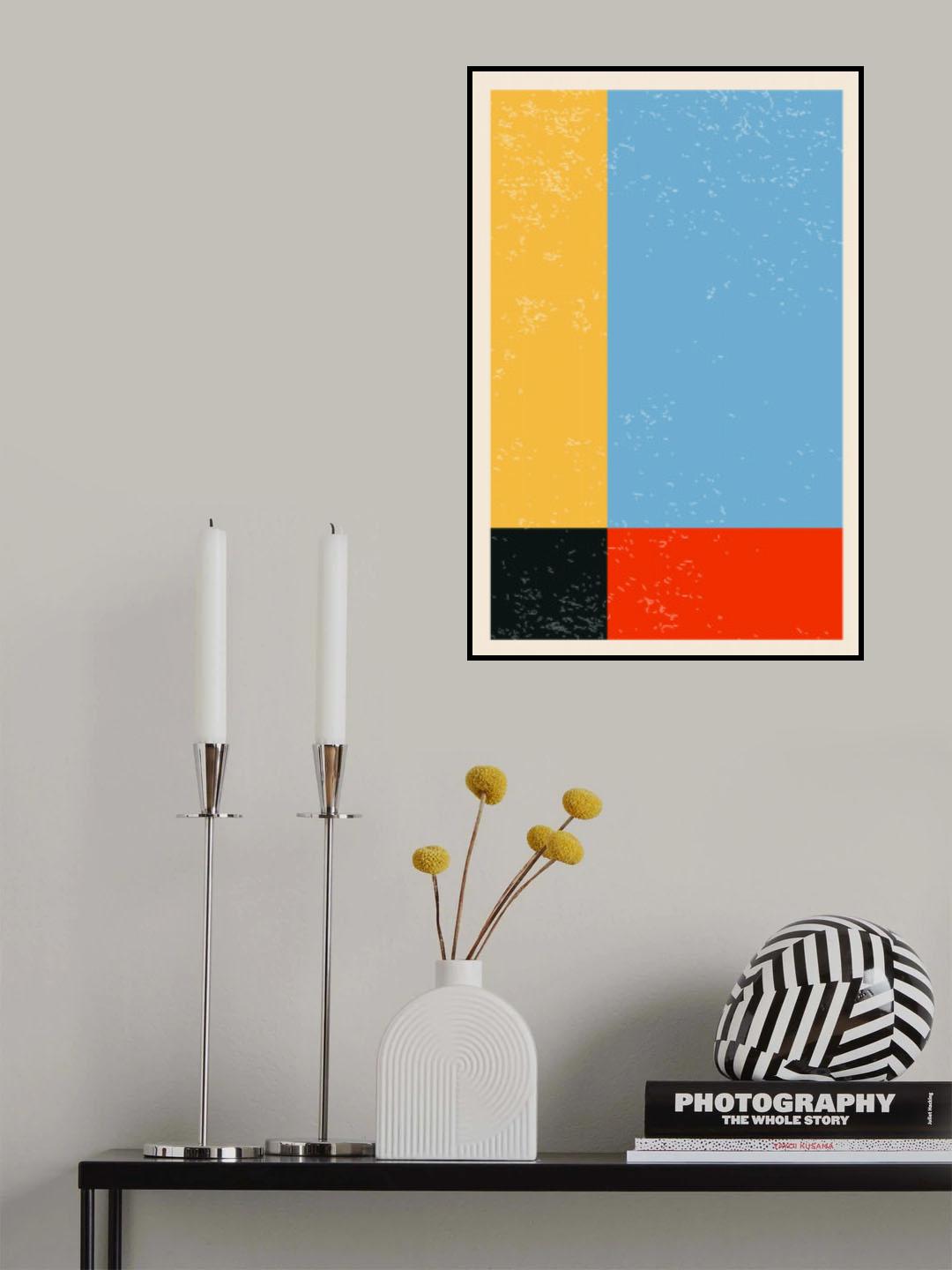 Minimal Abstract Shapes Series #13 Poster och Canvastavla