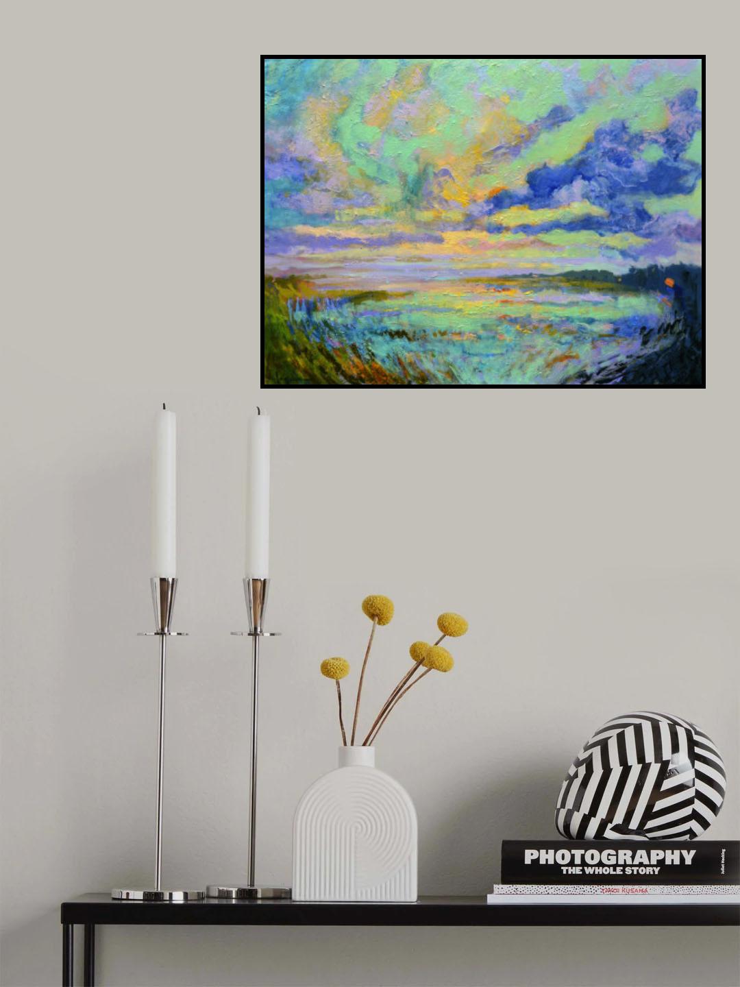 Df1707tranquileveningprayer Poster och Canvastavla