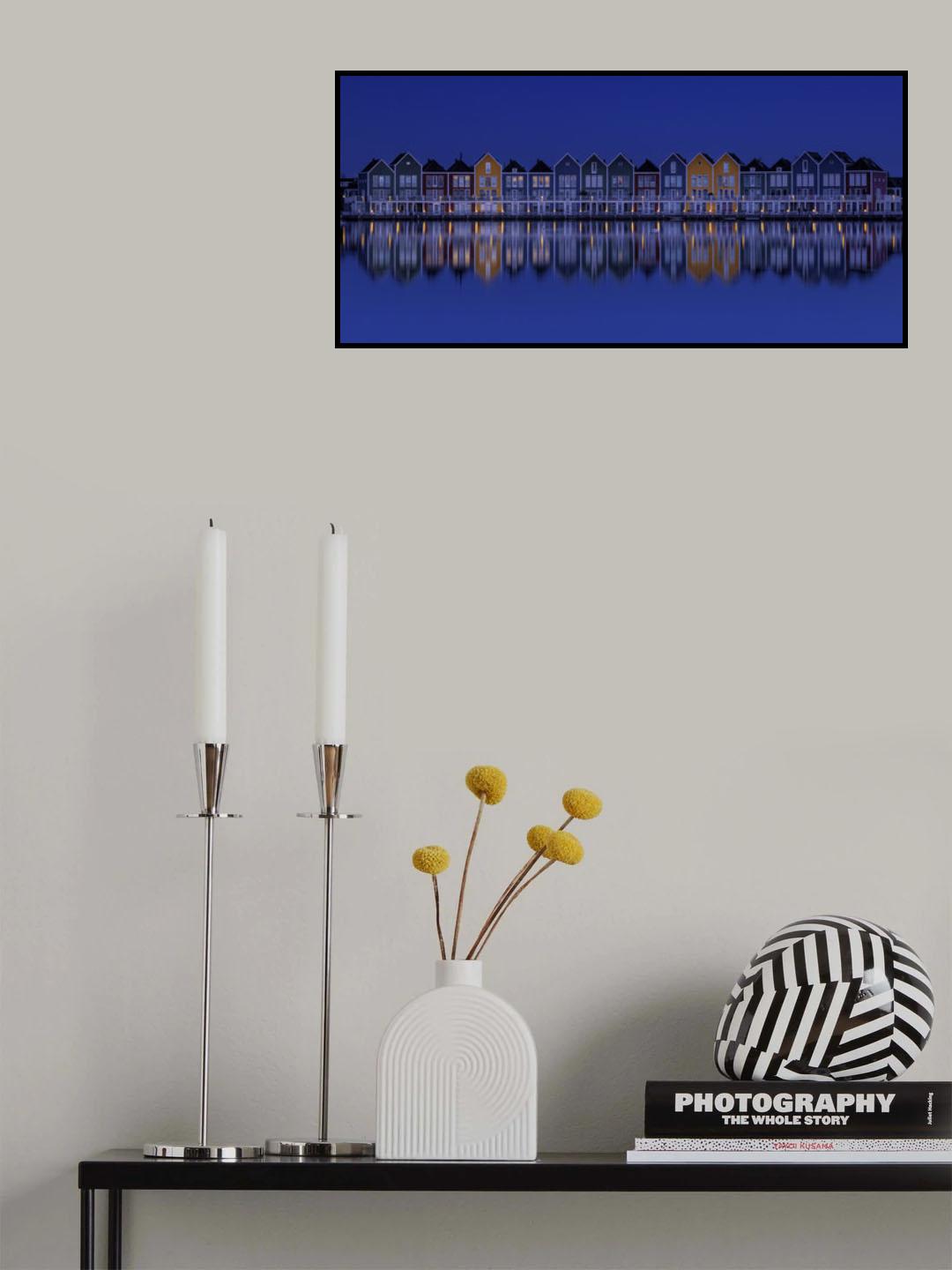 Deep Blue Deep Poster och Canvastavla