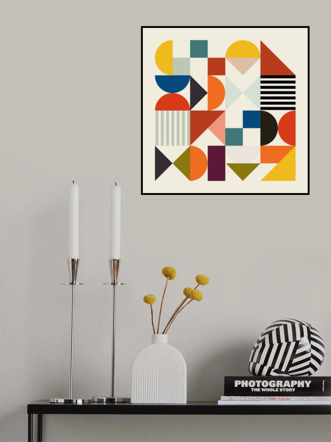Shapes Minimal Poster och Canvastavla