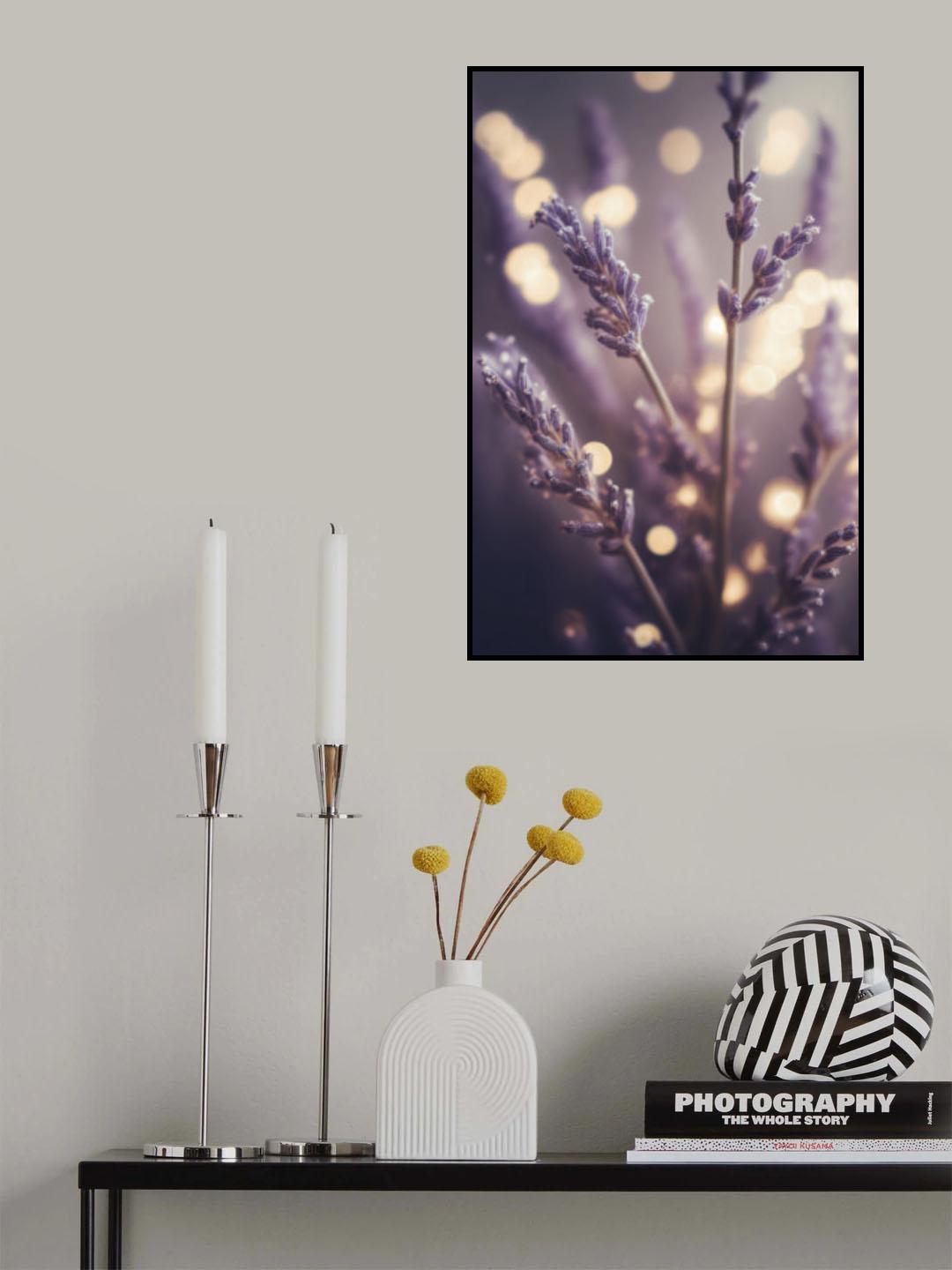 Lavender Detail Poster och Canvastavla
