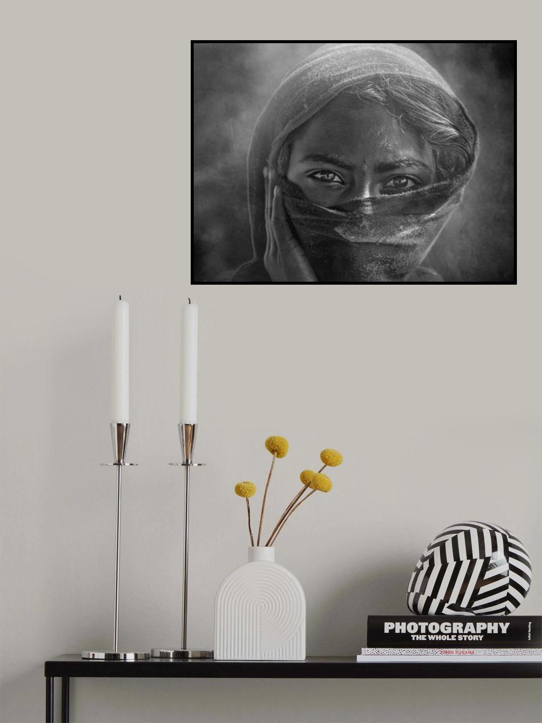 Tribal girl Poster och Canvastavla