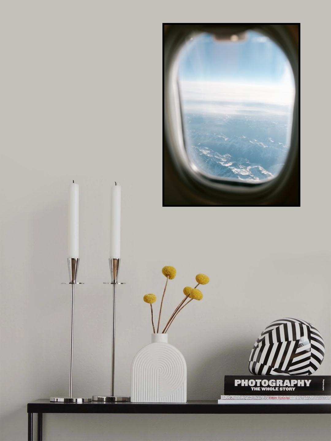 Plane Window View || Poster och Canvastavla