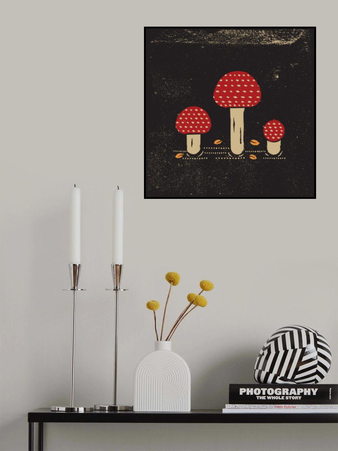 Mushrooms Poster och Canvastavla