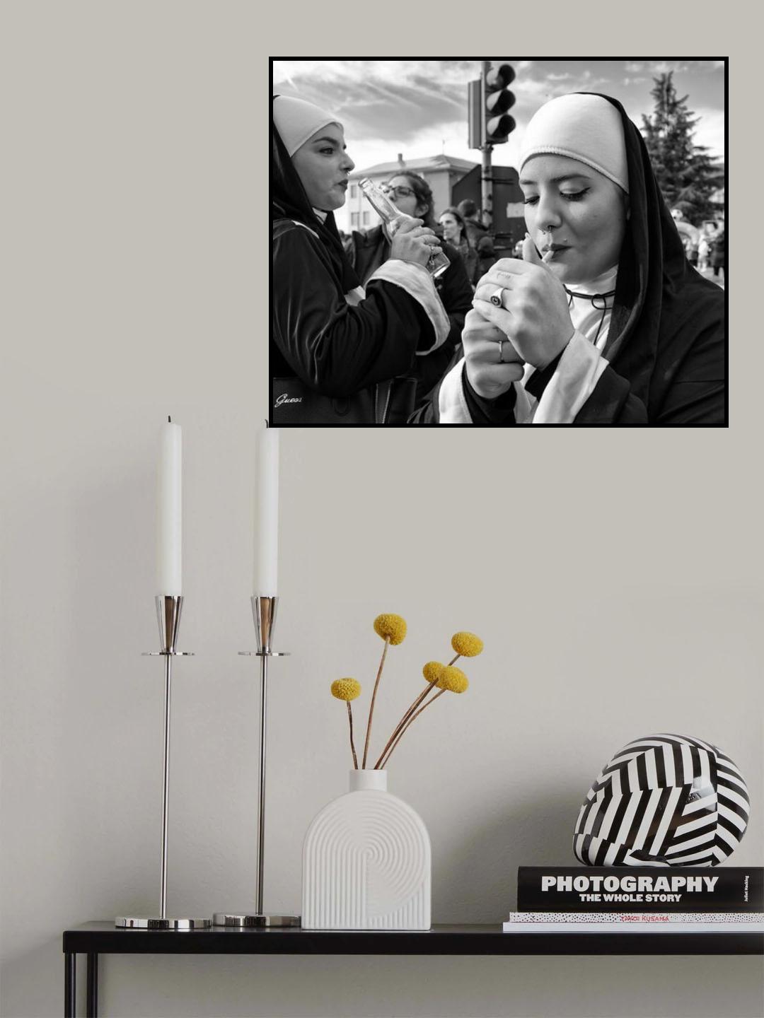 Red Dot Poster och Canvastavla