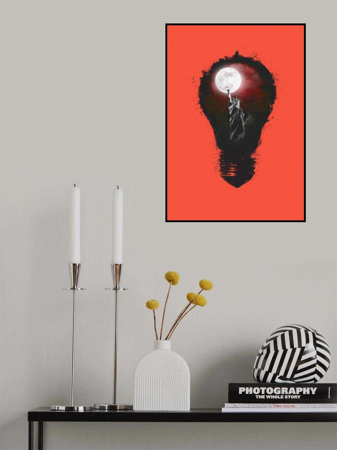 New York City Lights Poster och Canvastavla