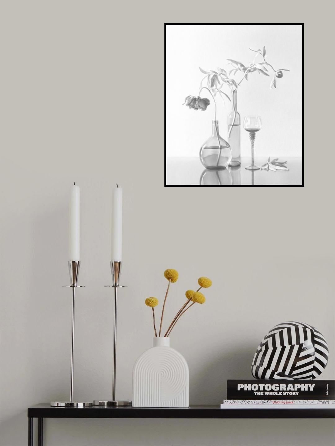 Still Life with Peonies Poster och Canvastavla
