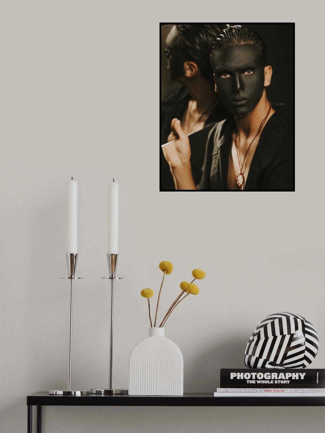 black Poster och Canvastavla