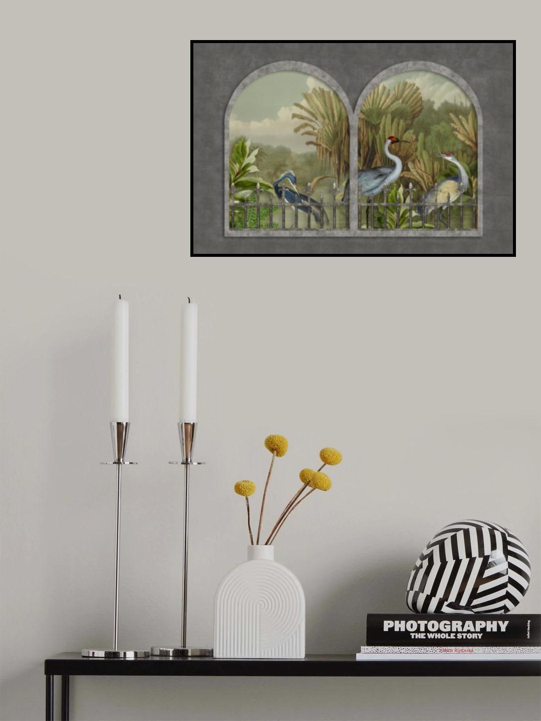 Cranes No1 Poster och Canvastavla