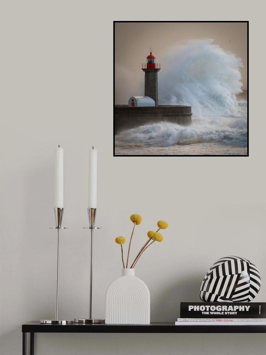 Storm Plume Poster och Canvastavla