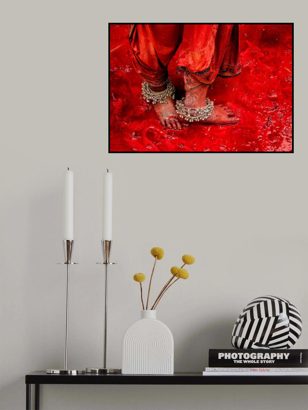 Festive Feet Poster och Canvastavla