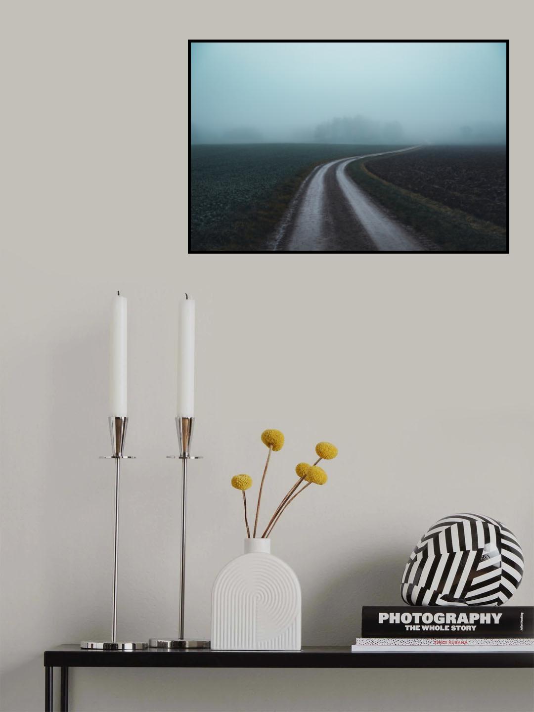 November road Poster och Canvastavla