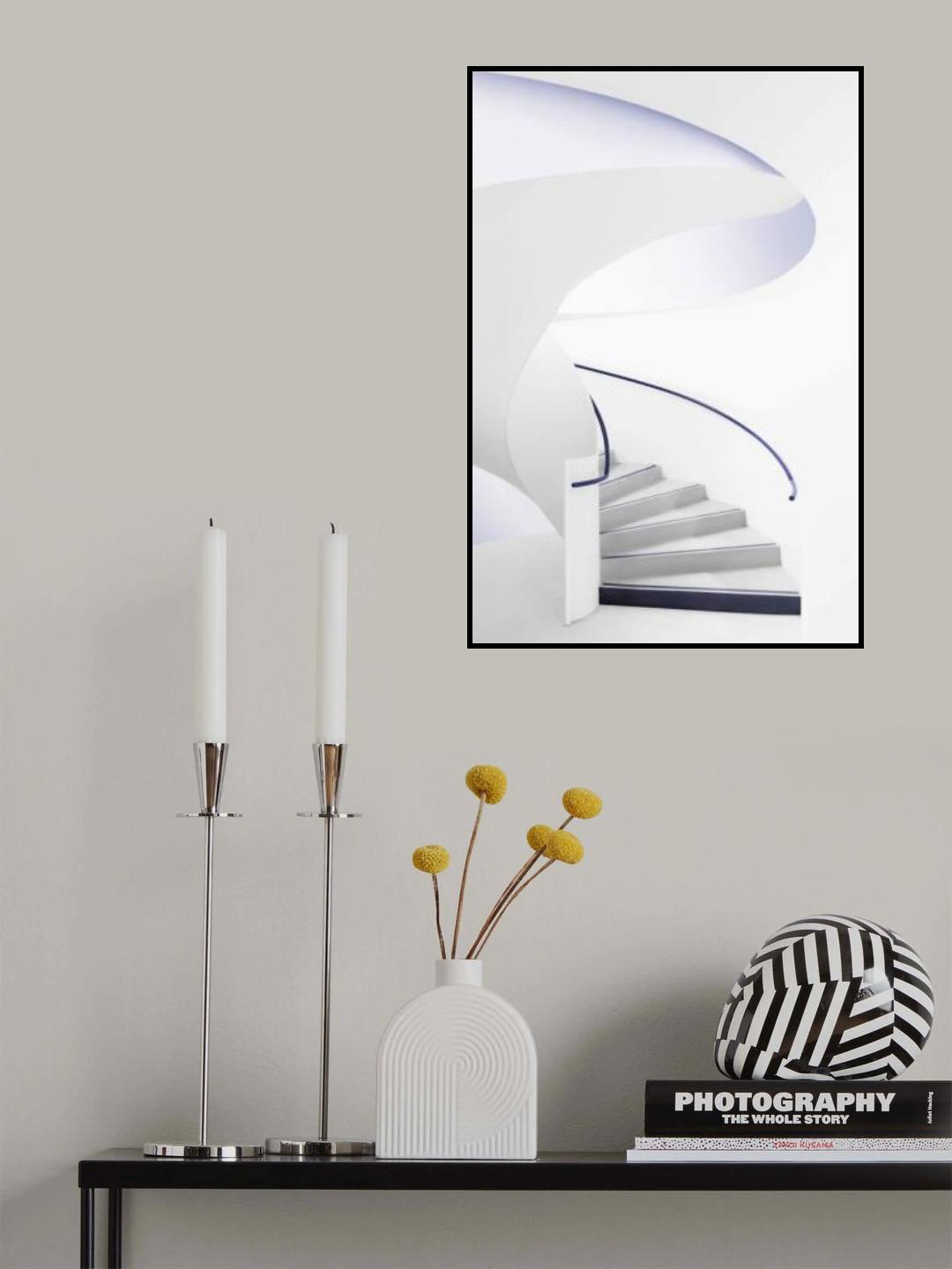Curve upwards Poster och Canvastavla