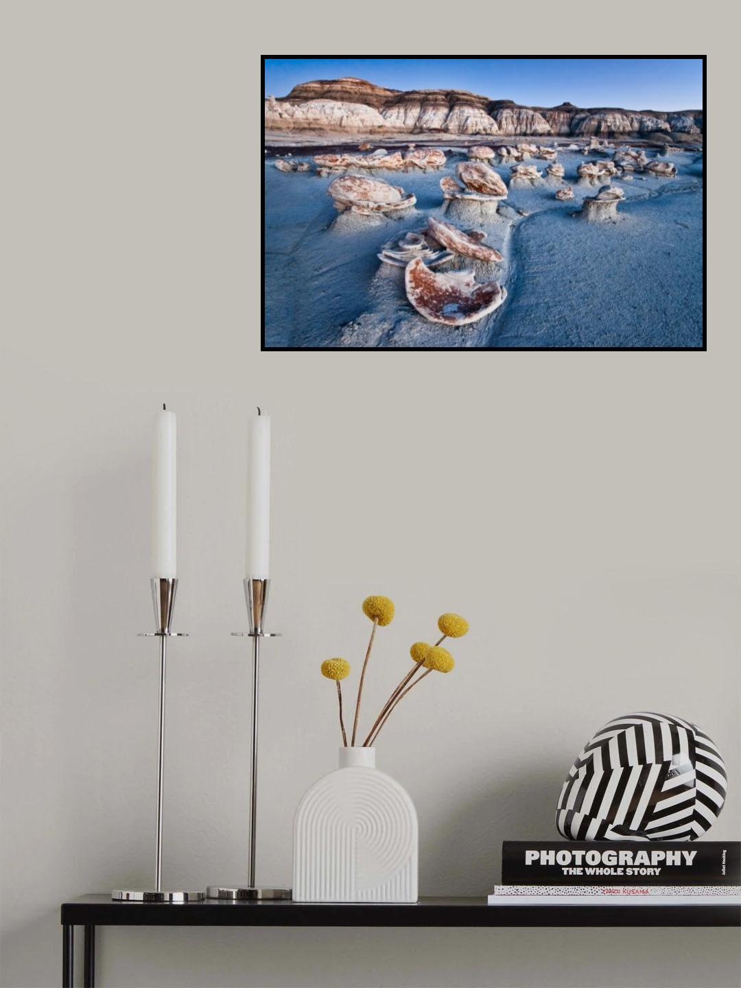 Bisti Blue Poster och Canvastavla