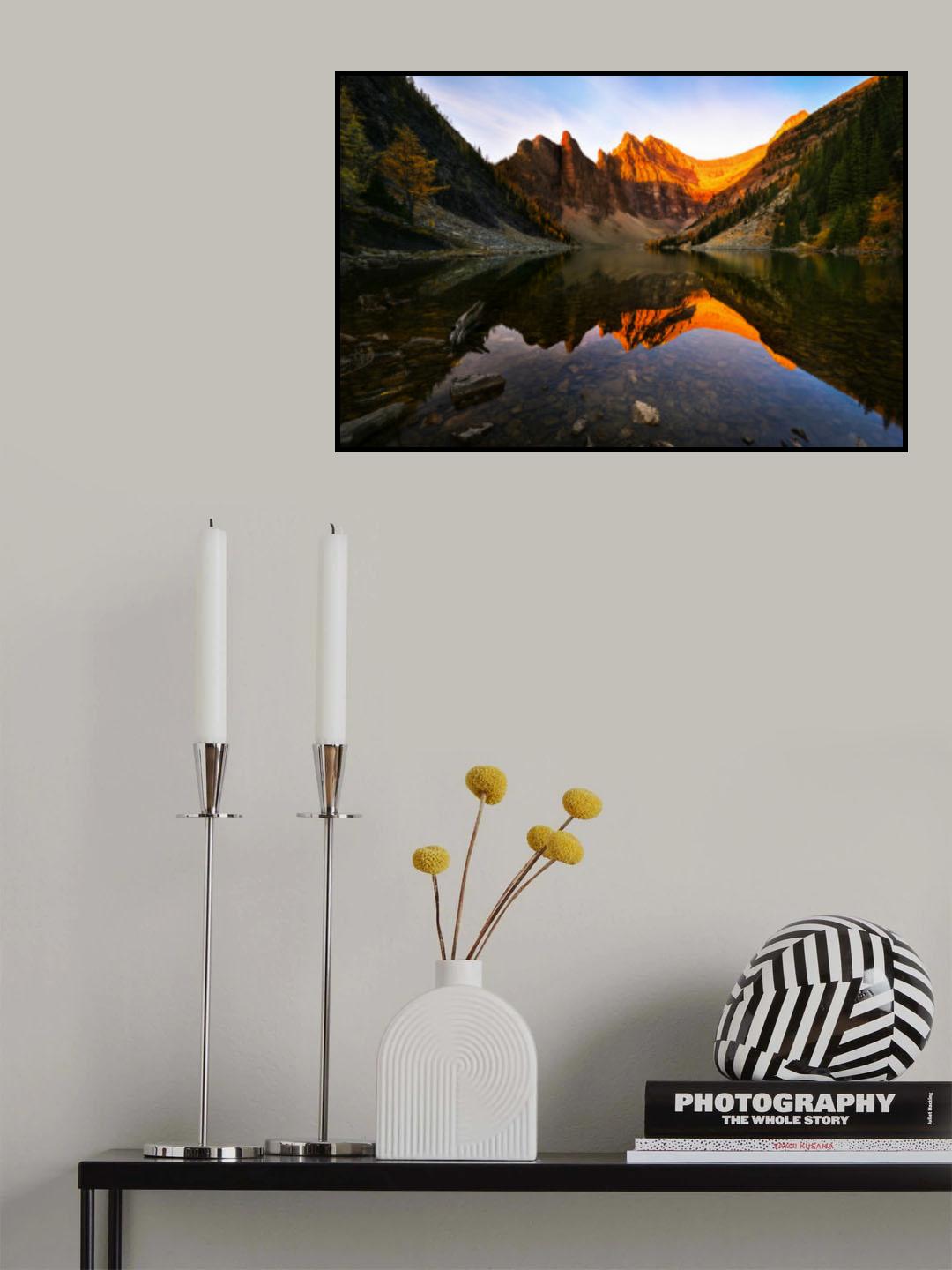 Lake Agens Sunrise Poster och Canvastavla