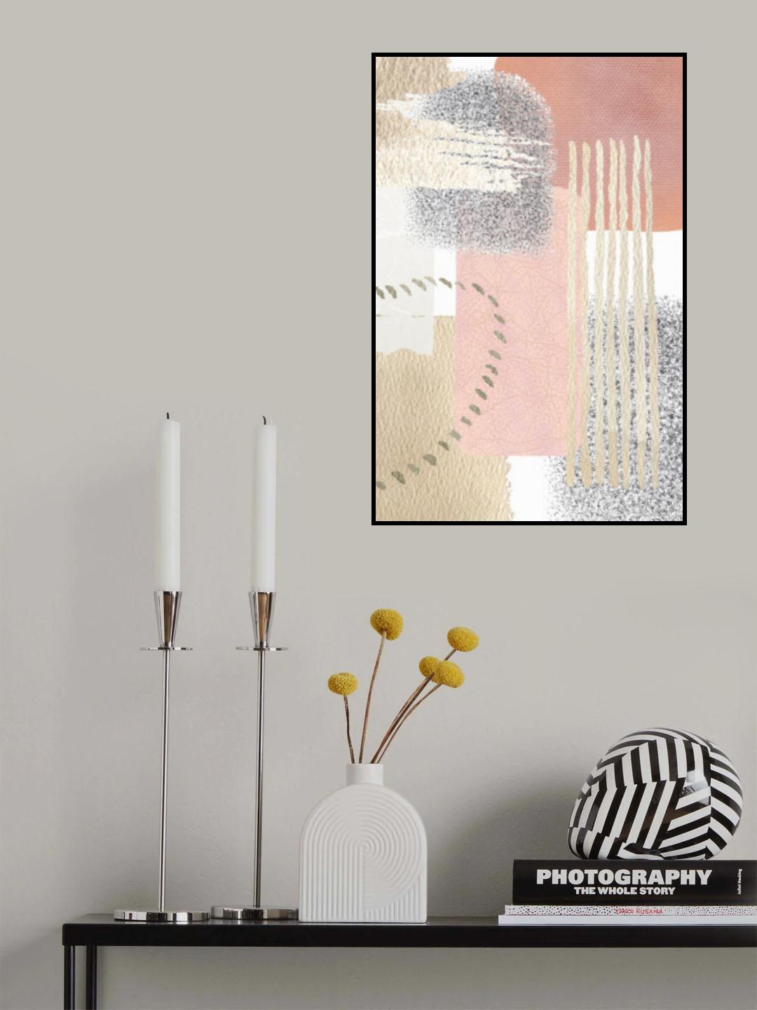 Delicately Pink-1 Poster och Canvastavla