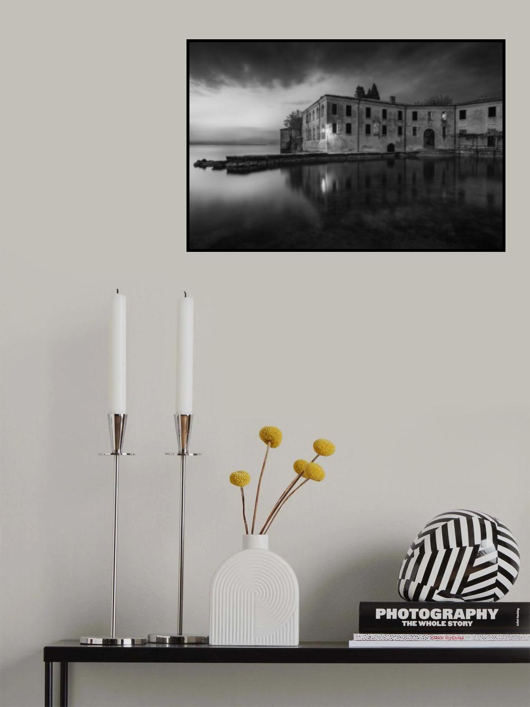 Behind the Curtains of Night Poster och Canvastavla