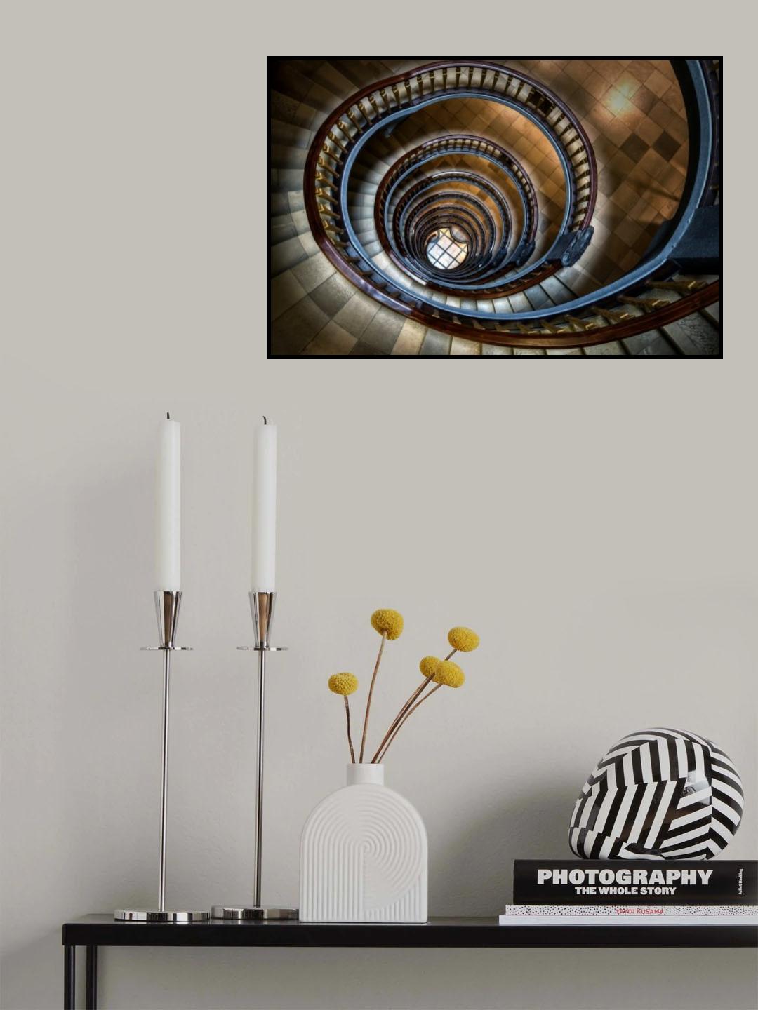 Staircase Poster och Canvastavla