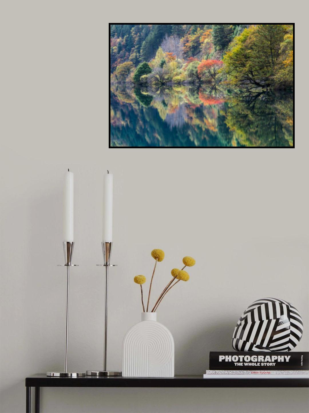 Double fall Poster och Canvastavla