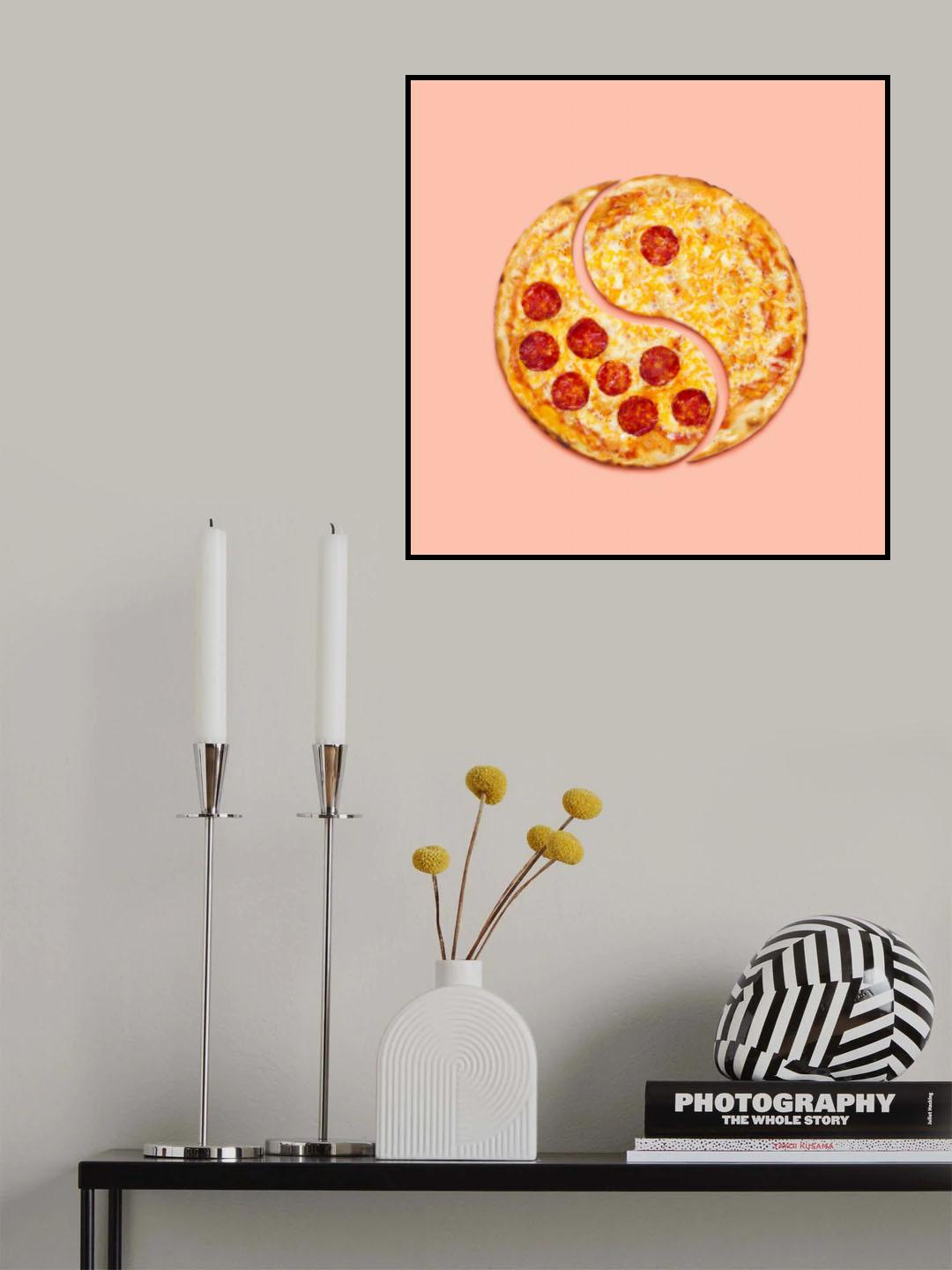 Pizza Balance Poster och Canvastavla