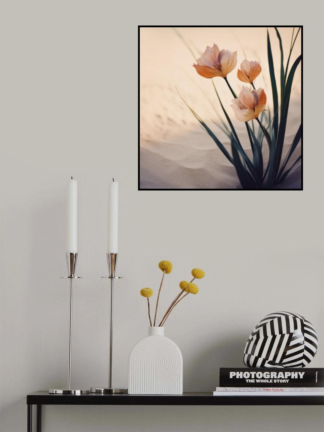 Dune Flowers No 2 Poster och Canvastavla