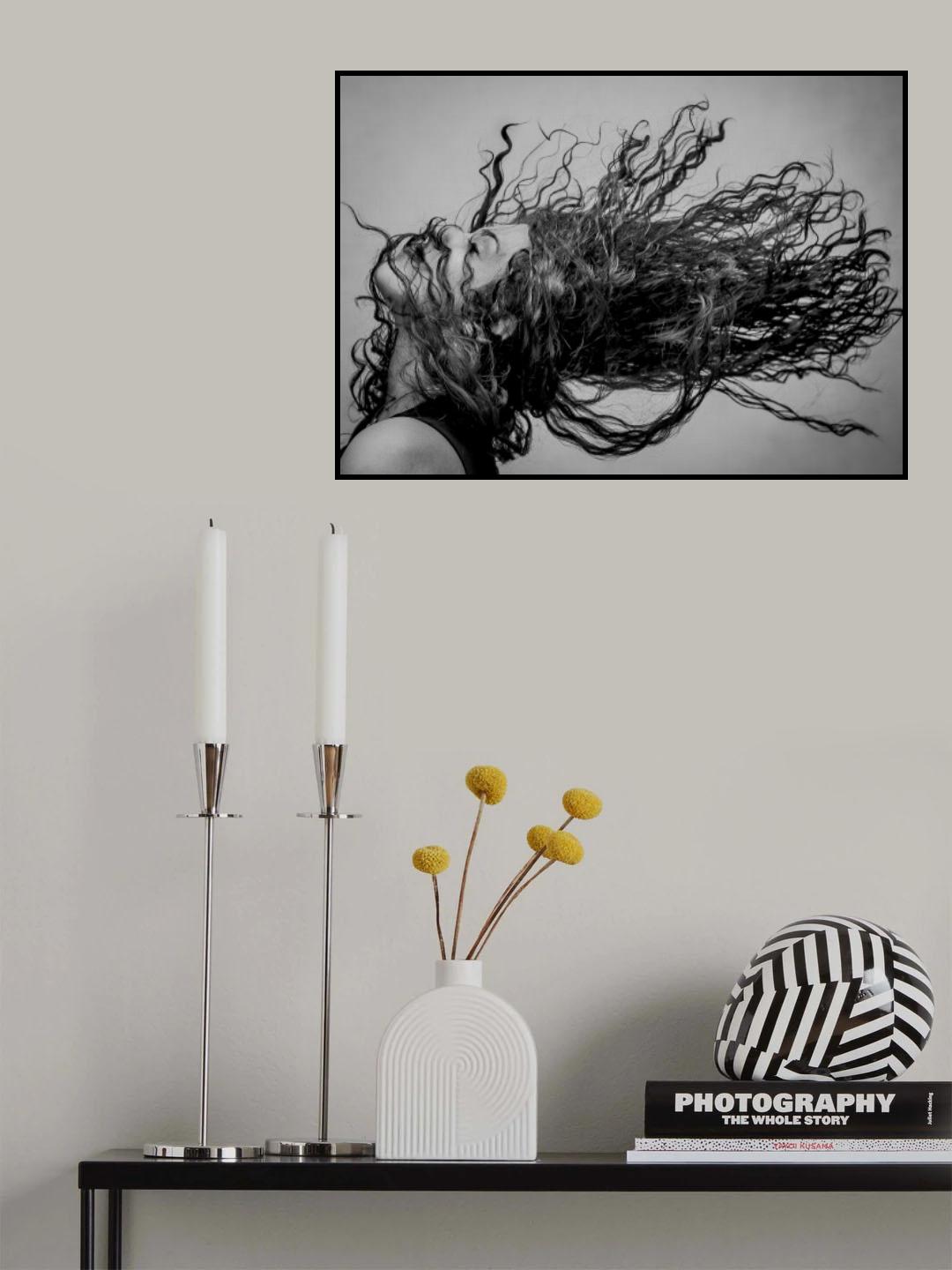 Wave Poster och Canvastavla
