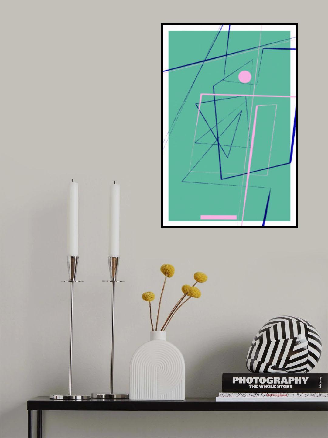 Angularlines No24 Poster och Canvastavla