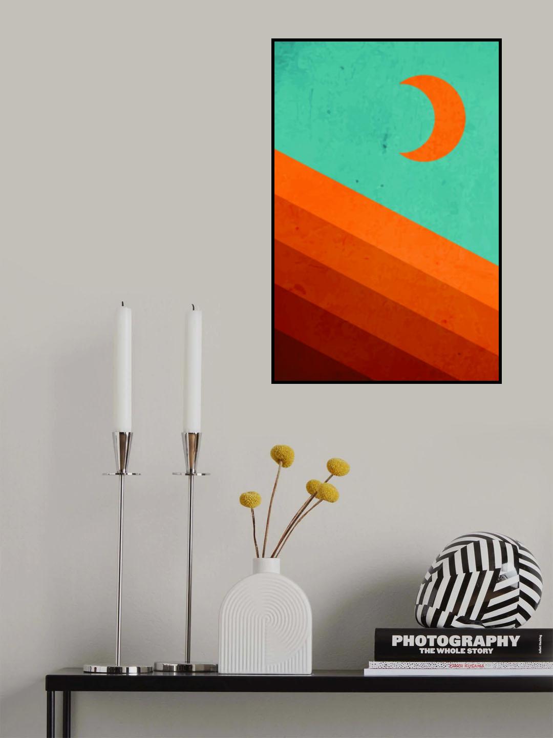 Abstract Mountain Sunrise Iii Poster och Canvastavla