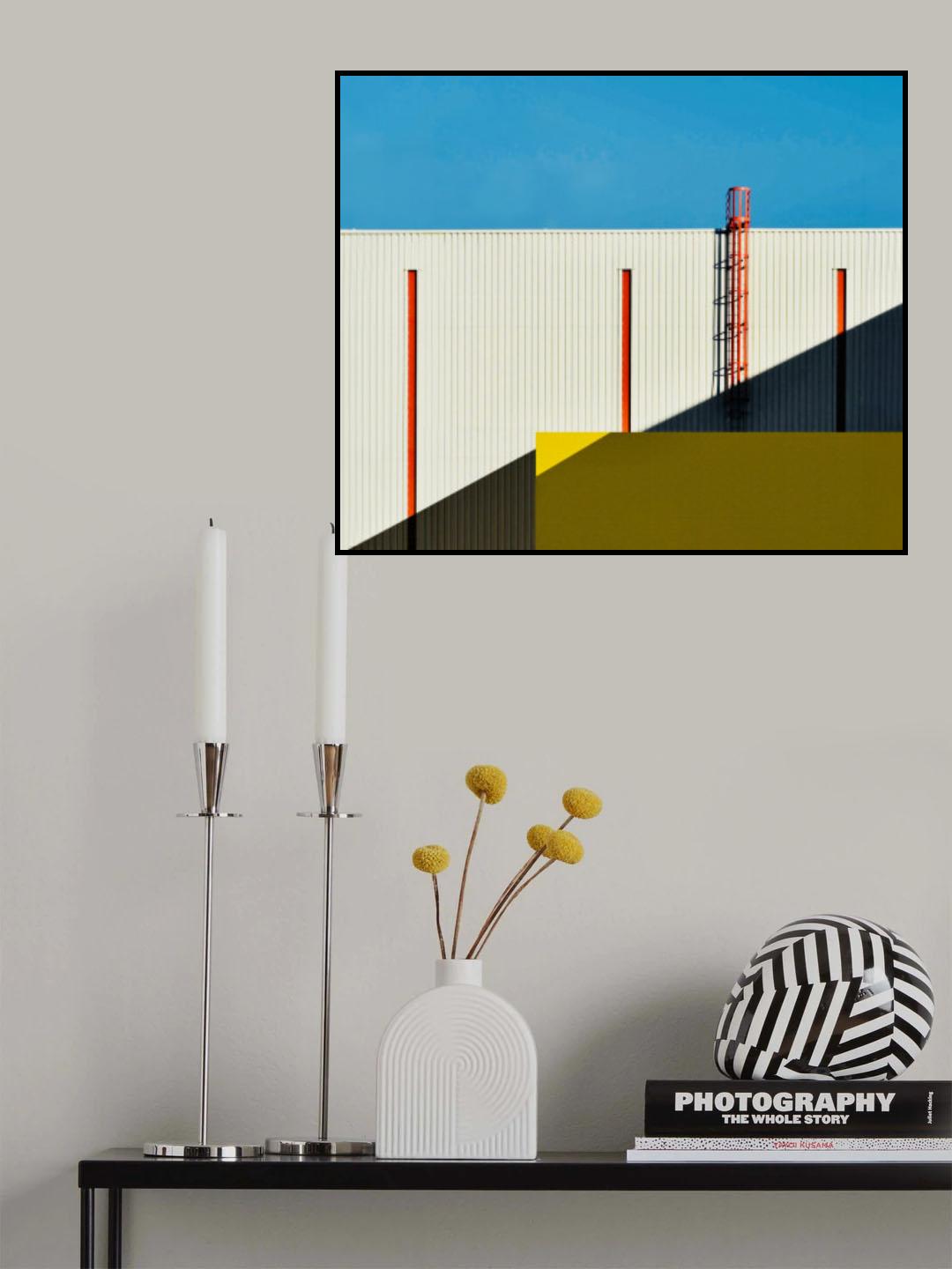 Industrial zone - Los Angeles California Poster och Canvastavla