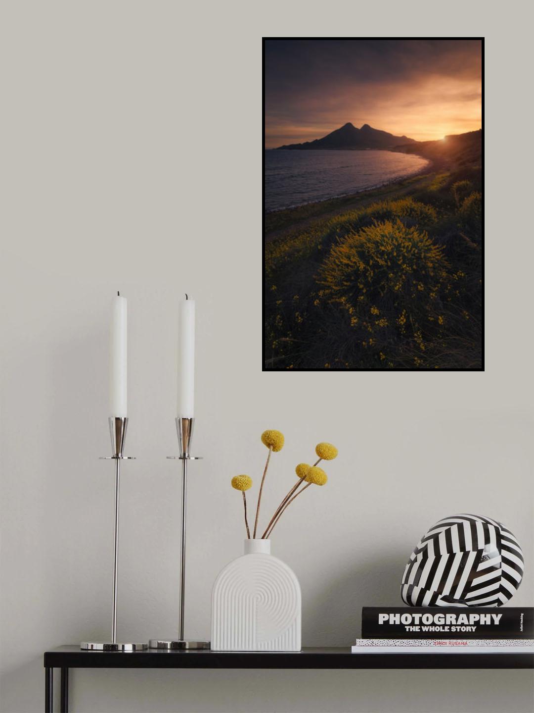 On fire Poster och Canvastavla