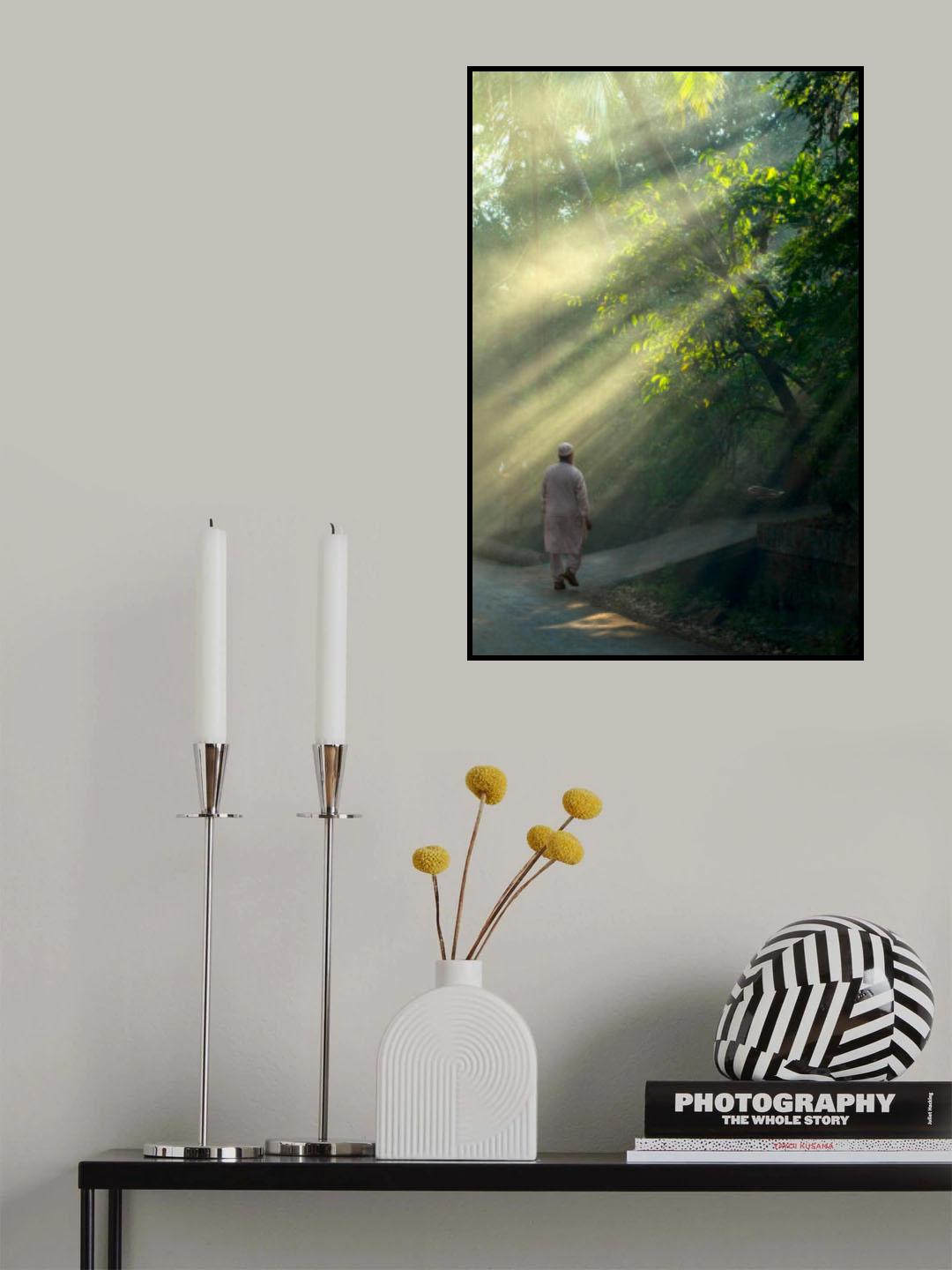 Morning Lights Poster och Canvastavla