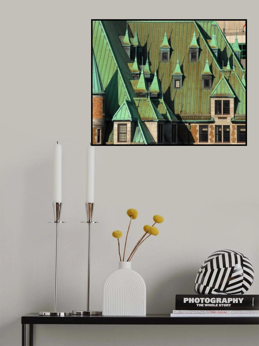Green roof Poster och Canvastavla