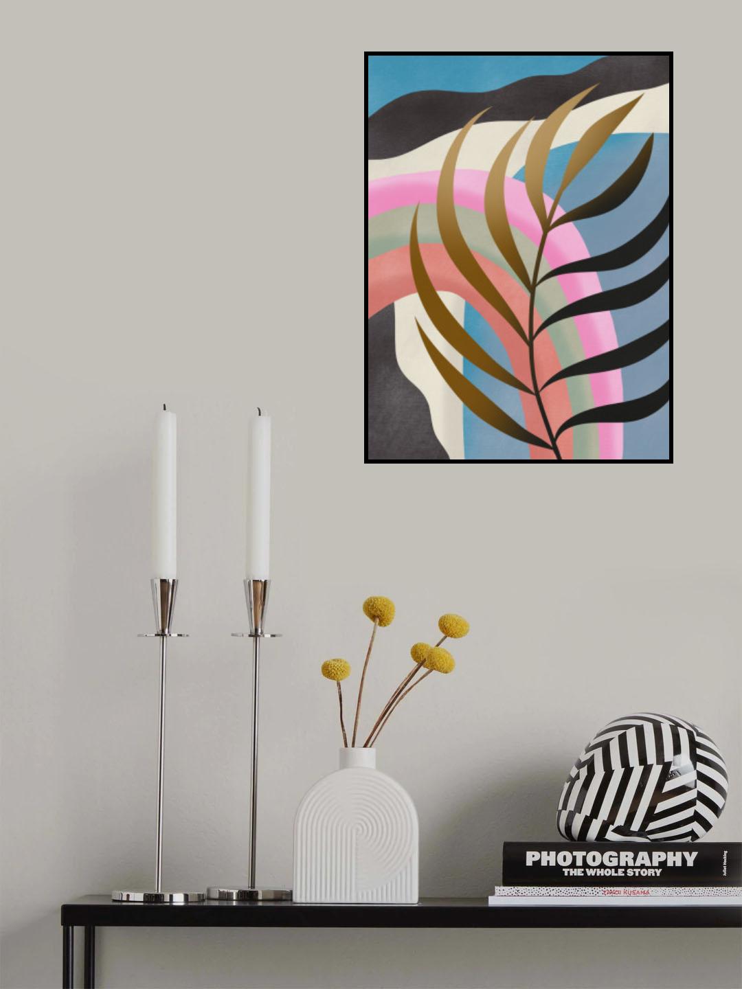 Tropical Rainbow Plant Poster och Canvastavla