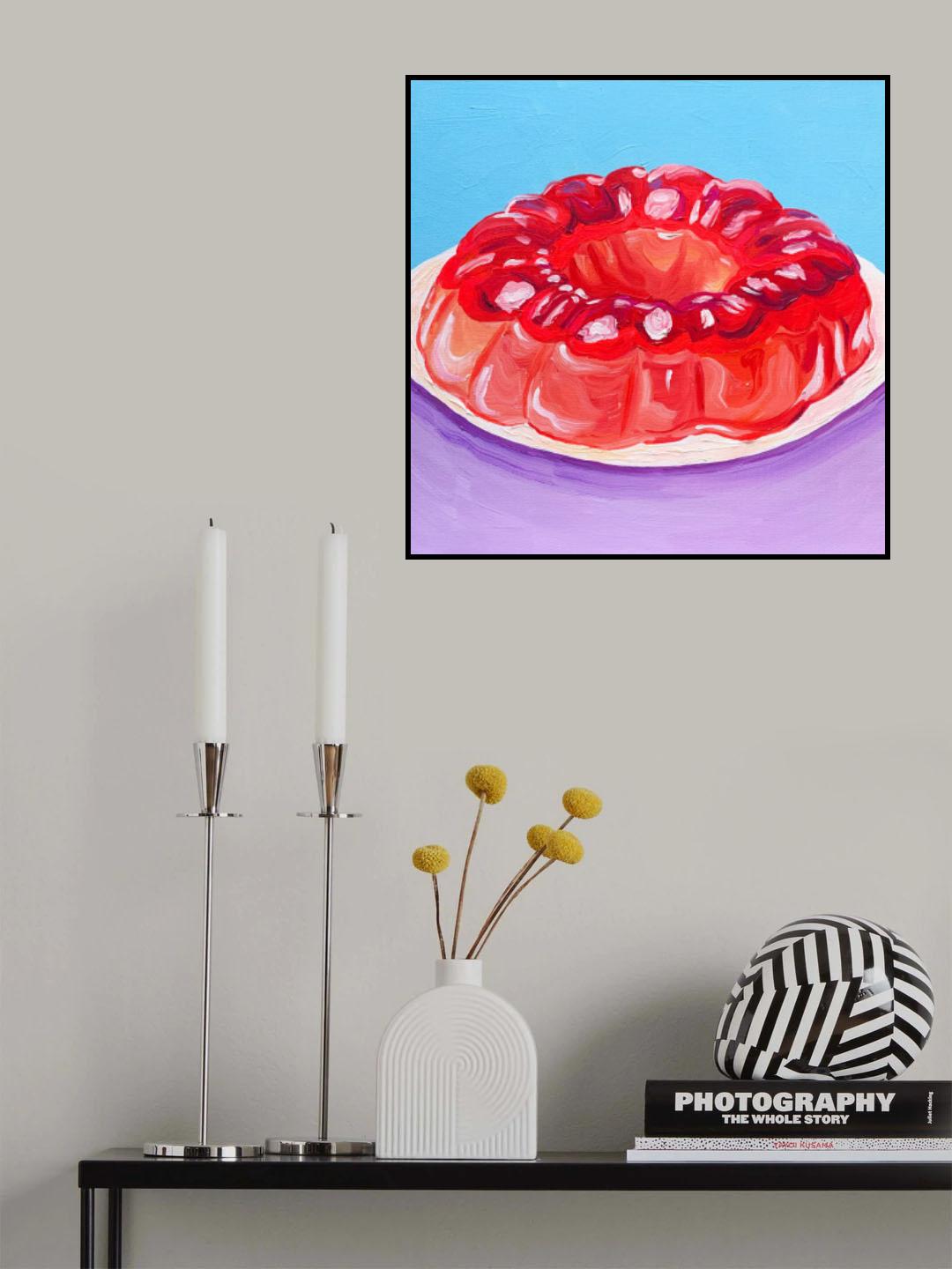 Strawberry Jello Poster och Canvastavla