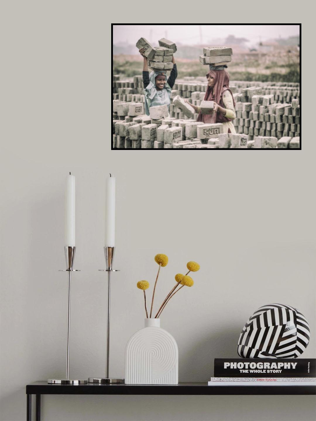 Smile under load Poster och Canvastavla