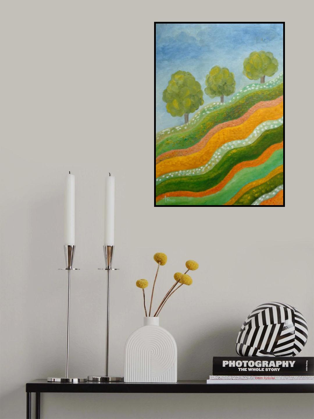 Plunging Into Spring Poster och Canvastavla