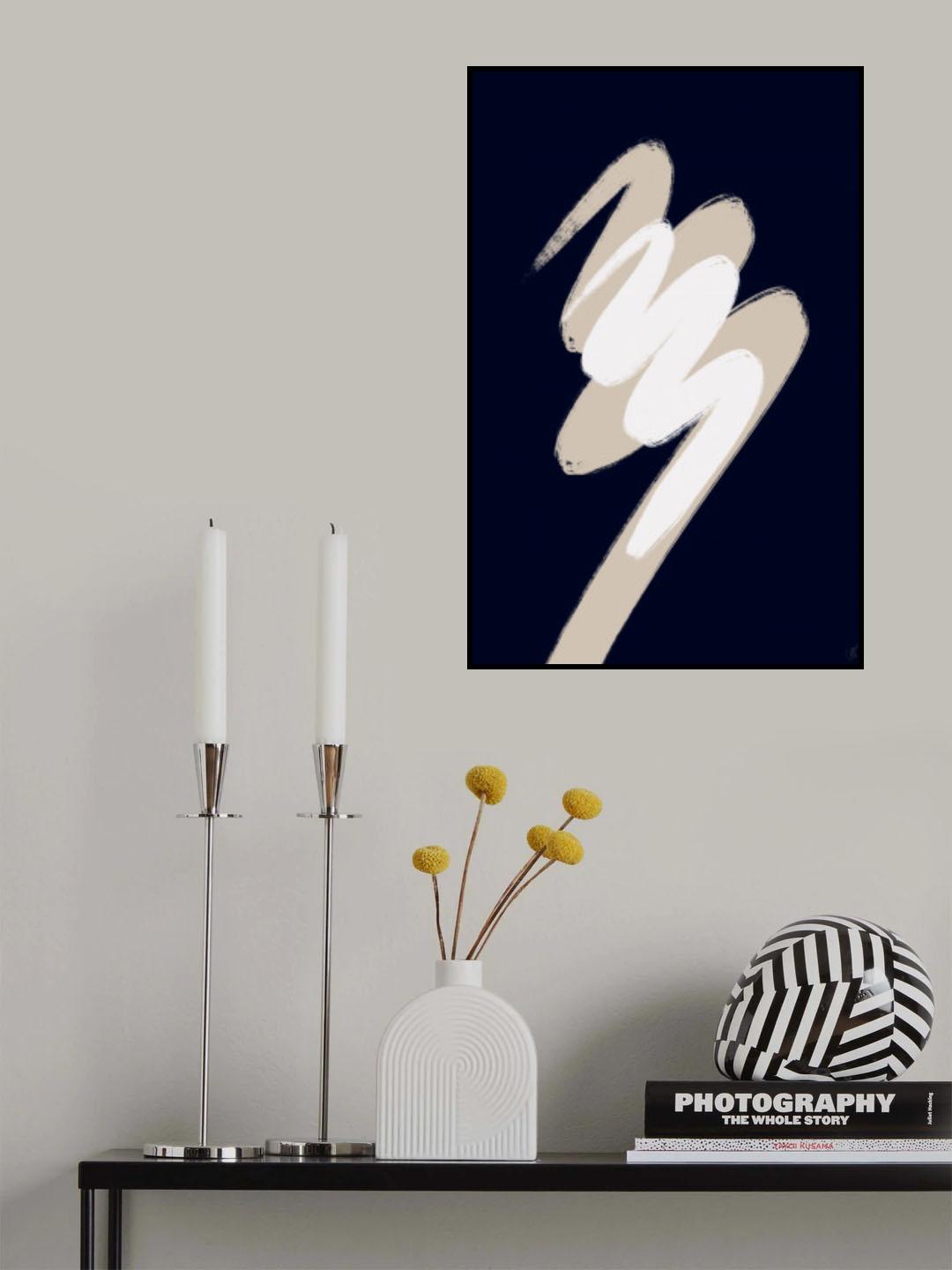 Scandi Abstract 4 Poster och Canvastavla