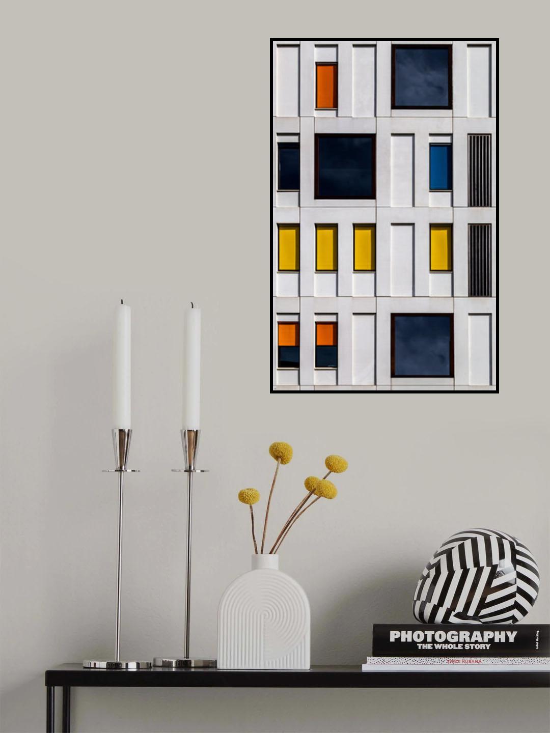 Colorful Facade Poster och Canvastavla
