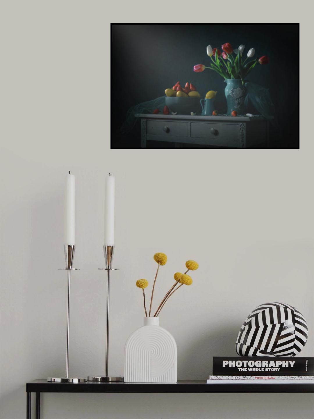 Mango and Strawberry Poster och Canvastavla