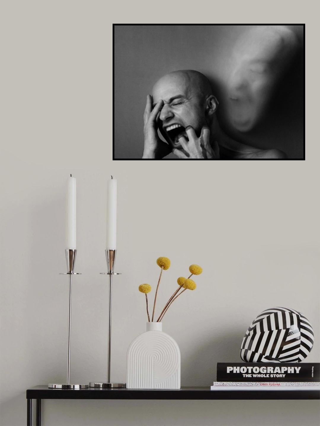 No!!! - Yes!!! Poster och Canvastavla